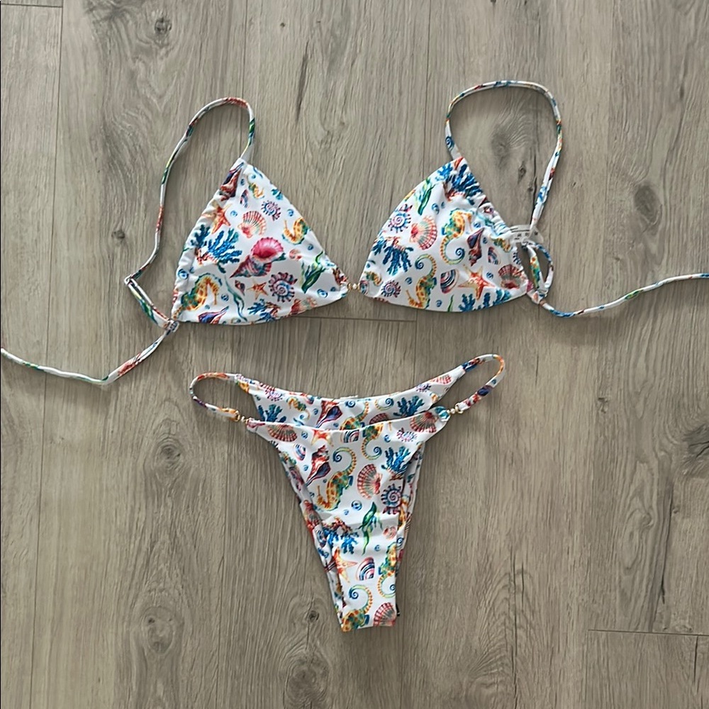 Colorful Beachy Bikini Set